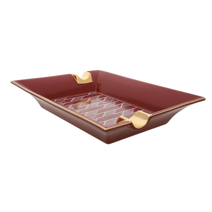 ST Dupont Accessories Aschenbecher Monogram, Ltd. Edt., Burgundy