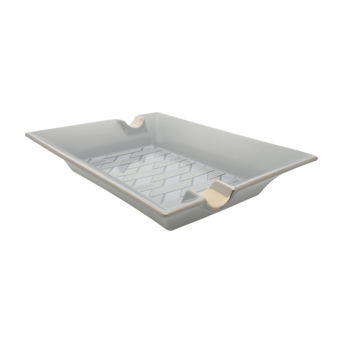 ST Dupont Accessories Aschenbecher Monogram, Ltd. Edt., Light-gray