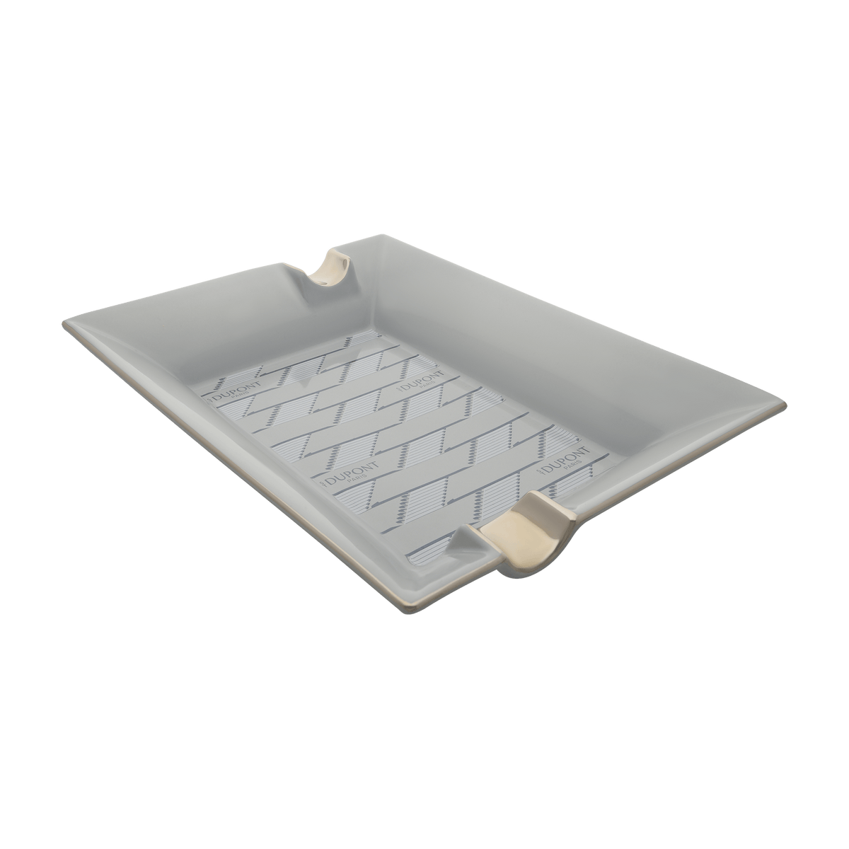 ST Dupont Accessories Aschenbecher Monogram, Ltd. Edt., Light-gray