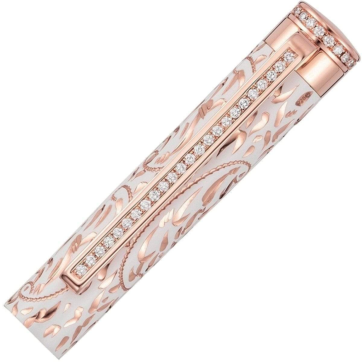 Waldmann, Füller, Xetra Vienna Diamond Lady, Weiß, Rosegold, 43 Diamanten, 0,60 TW-SI1-3