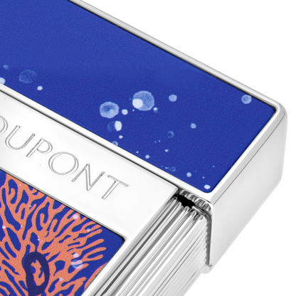 Accendino ST Dupont Biggy 20000 leghe sotto i mari, Ed. Lim., blu reale