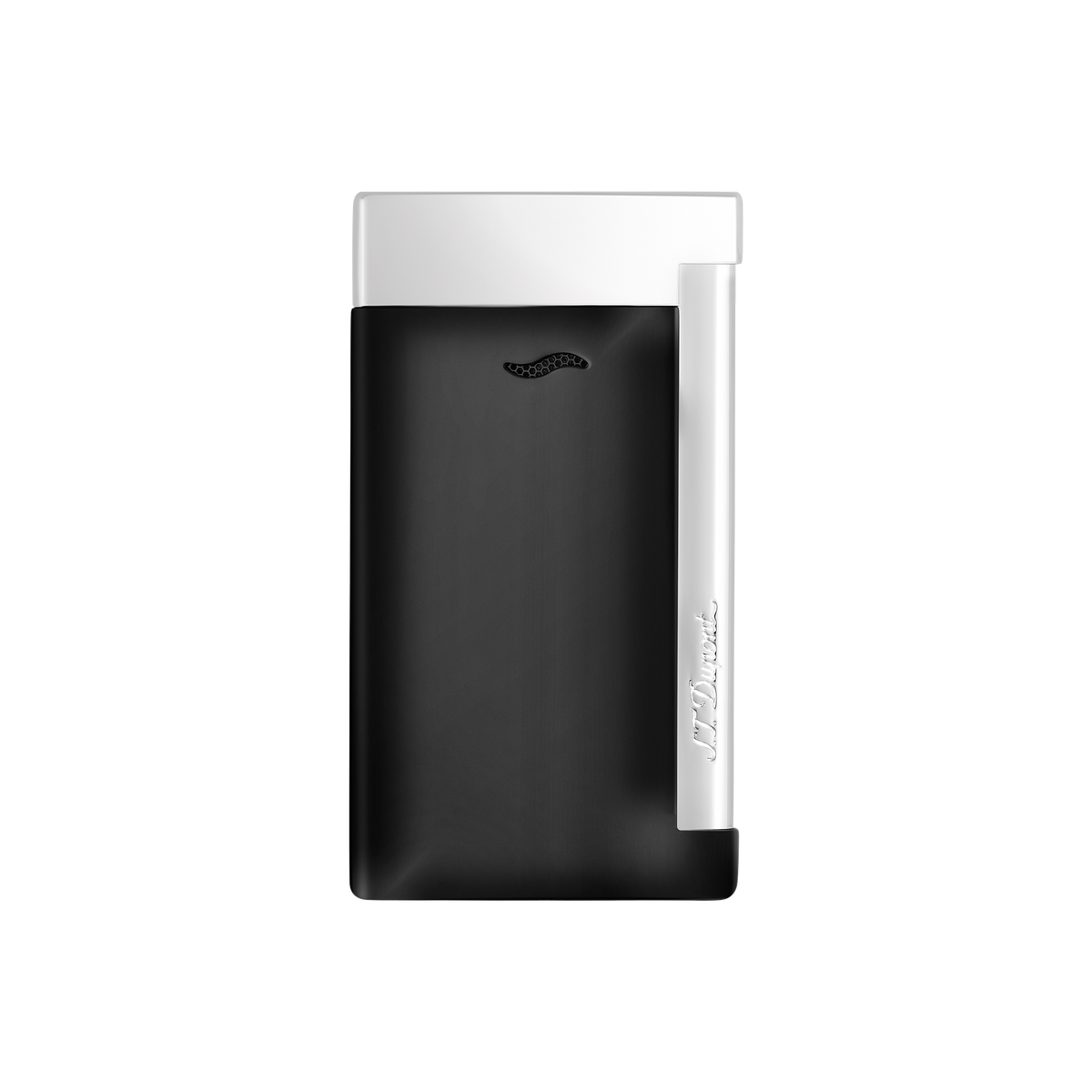 ST Dupont Feuerzeug Slim 7 Slim7, Palladium, Ltd. Edt., Schwarz