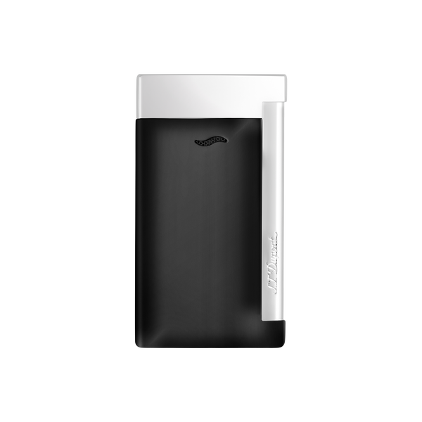 ST Dupont Feuerzeug Slim 7 Slim7, Palladium, Ltd. Edt., Schwarz