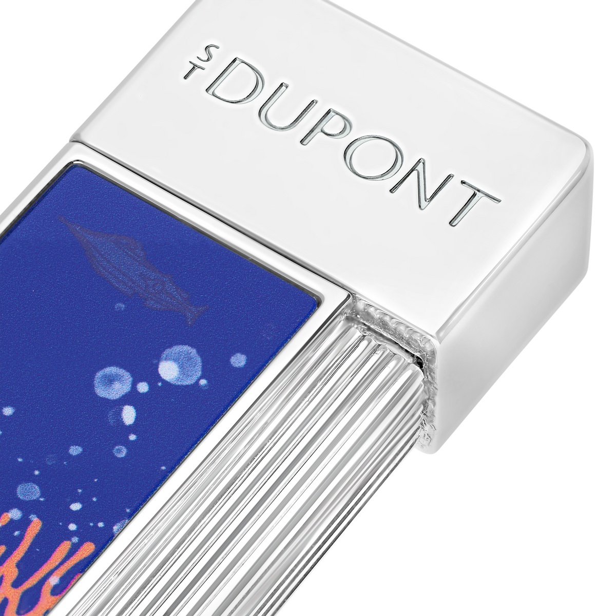 ST Dupont Feuerzeug Twiggy 20000 Lieues Sous Les Mers, Ltd. Edt., Royal-blue