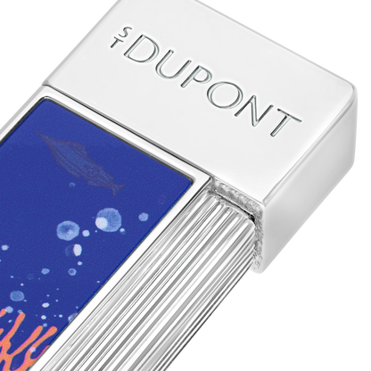 ST Dupont Feuerzeug Twiggy 20000 Lieues Sous Les Mers, Ltd. Edt., Royal-blue