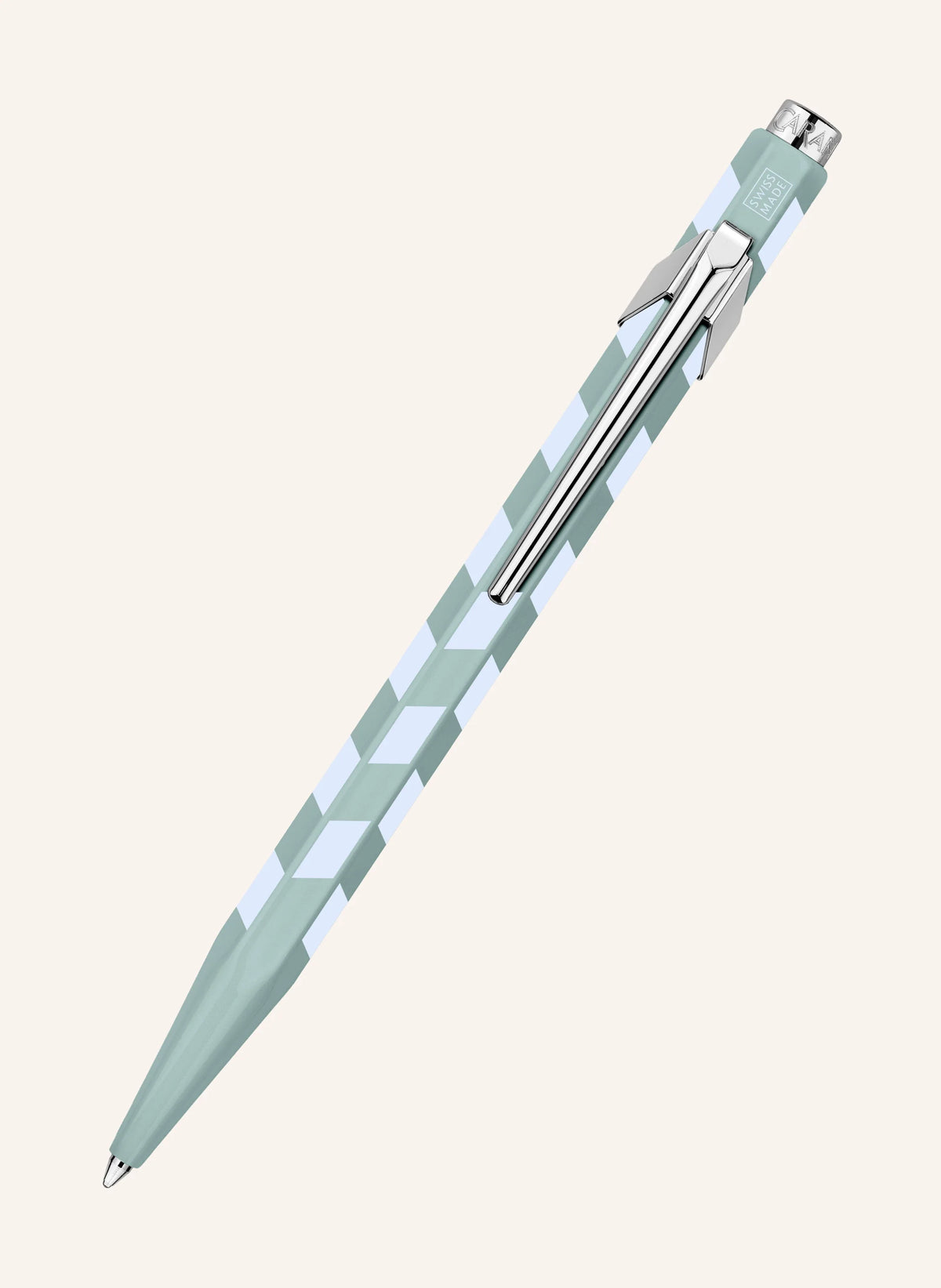 Caran d'Ache, pen na a sfera 849 Mosaic, verde acqua