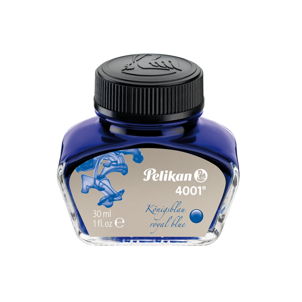 Inchiostro Pelikan, 4001, blu reale, 30 ml