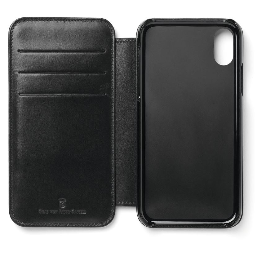 Graf von Faber-Castell, Étuis pour téléphone portable Epsom, pour iPhone X, noir