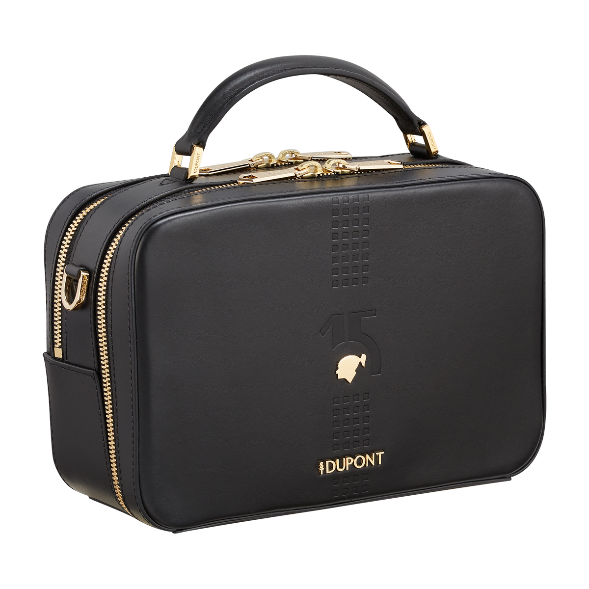 Borsa fotografica ST Dupont in pelle Behike, Ed. Lim., Nero