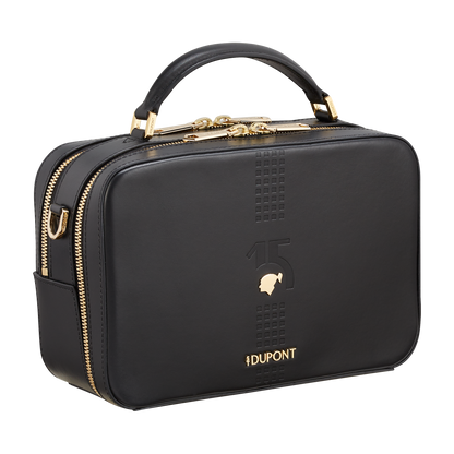 Borsa fotografica ST Dupont in pelle Behike, Ed. Lim., Nero