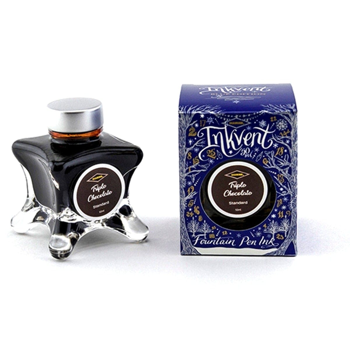 Diamine, Échantillon d'encre, Inkvent, Triple Chocolate, 5ml