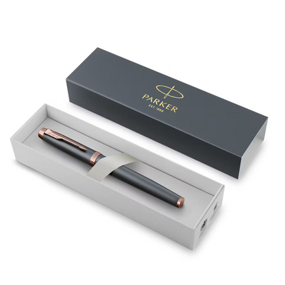 Parker, penna stilografica IM, finitura grigio ardesia
