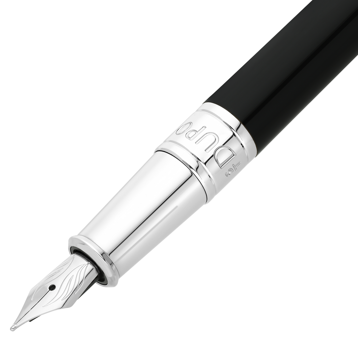 Stylo-plume ST Dupont Initial D Initial, palladium, édition limitée, argent