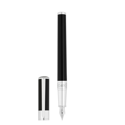 Stylo-plume ST Dupont Initial D Initial, palladium, édition limitée, argent