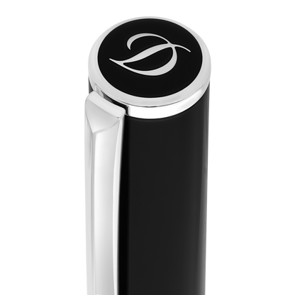 Stylo-plume ST Dupont Initial D Initial, palladium, édition limitée, argent