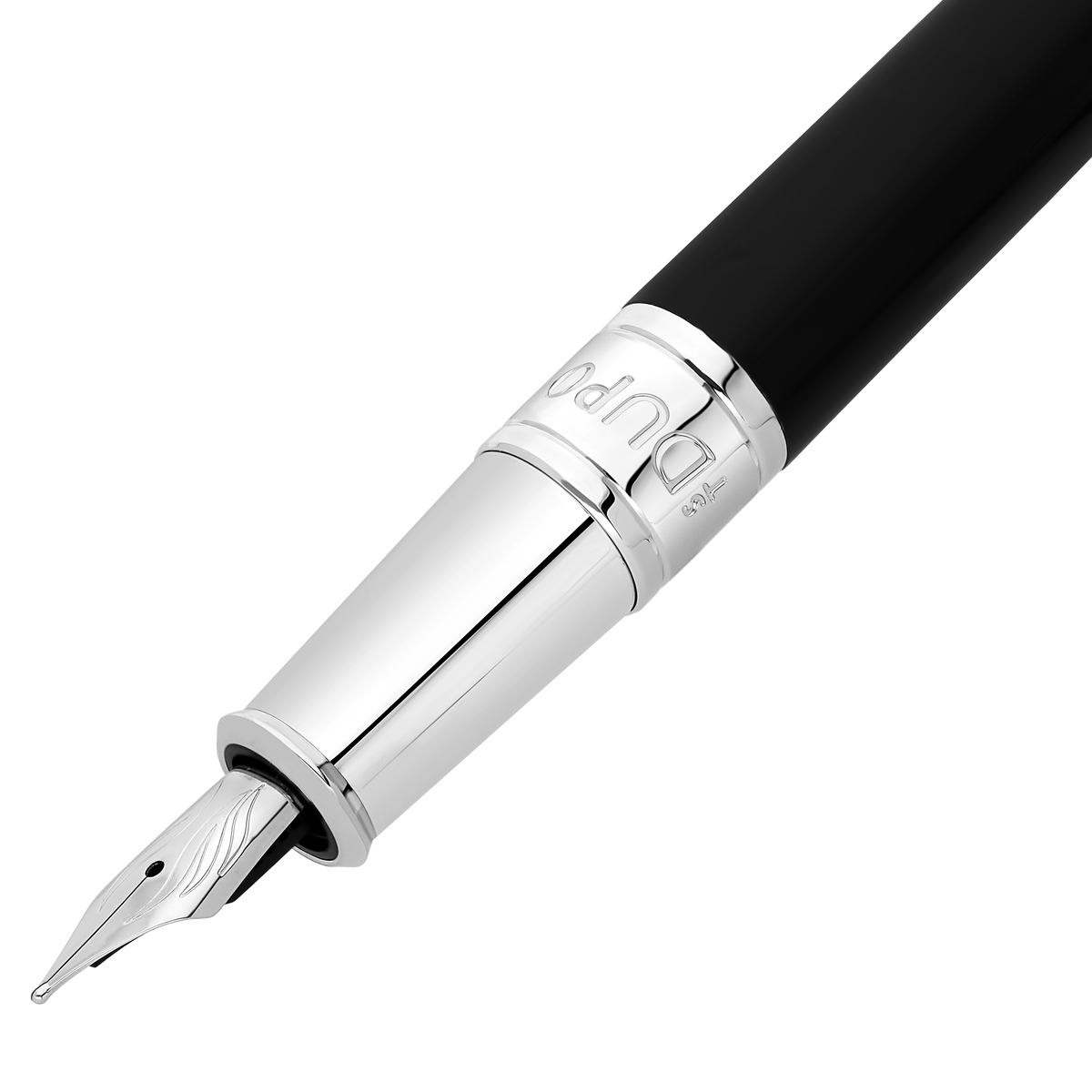 Stylo-plume ST Dupont Initial D Initial, palladium, édition limitée, argent