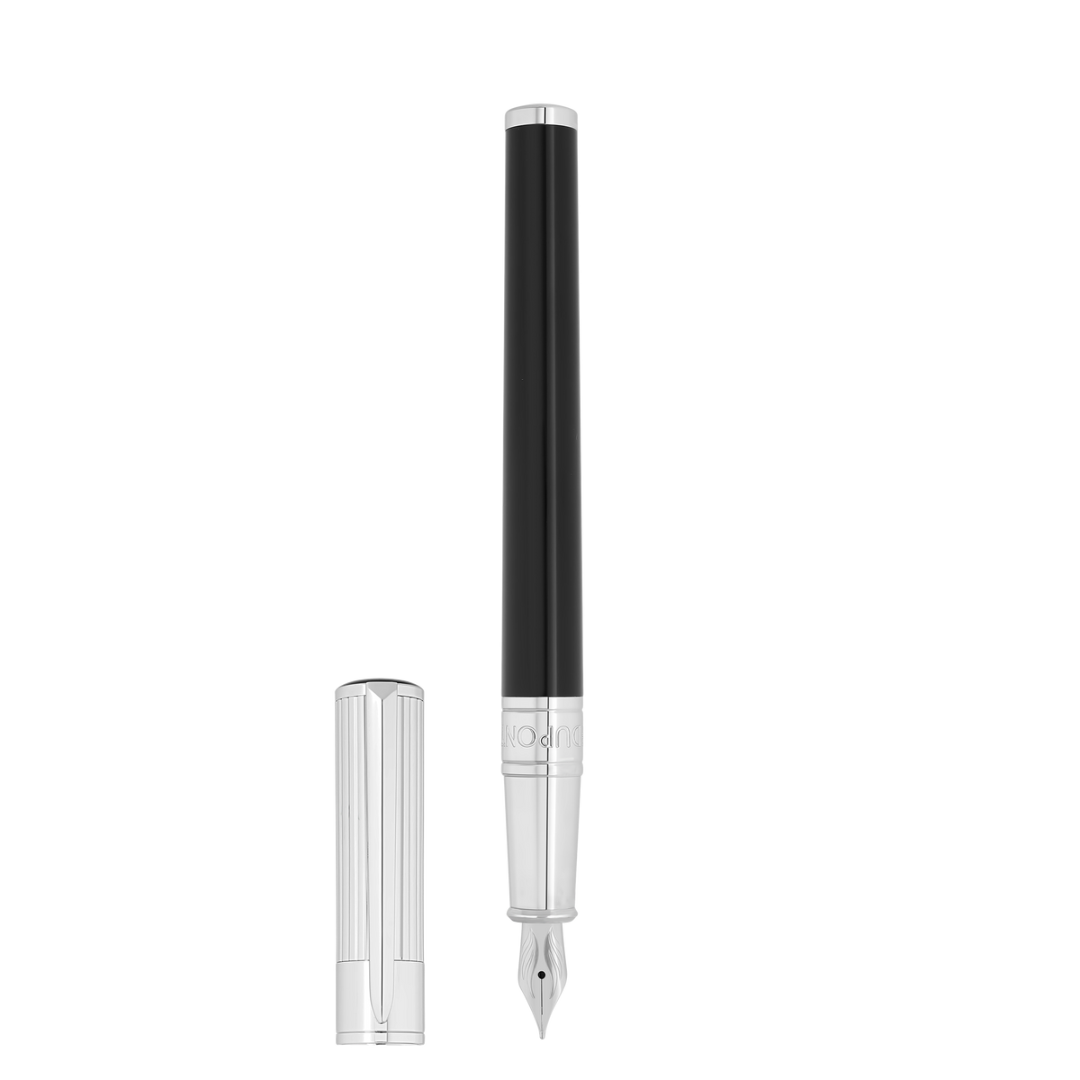 Stylo-plume ST Dupont Initial D Initial, palladium, édition limitée, argent