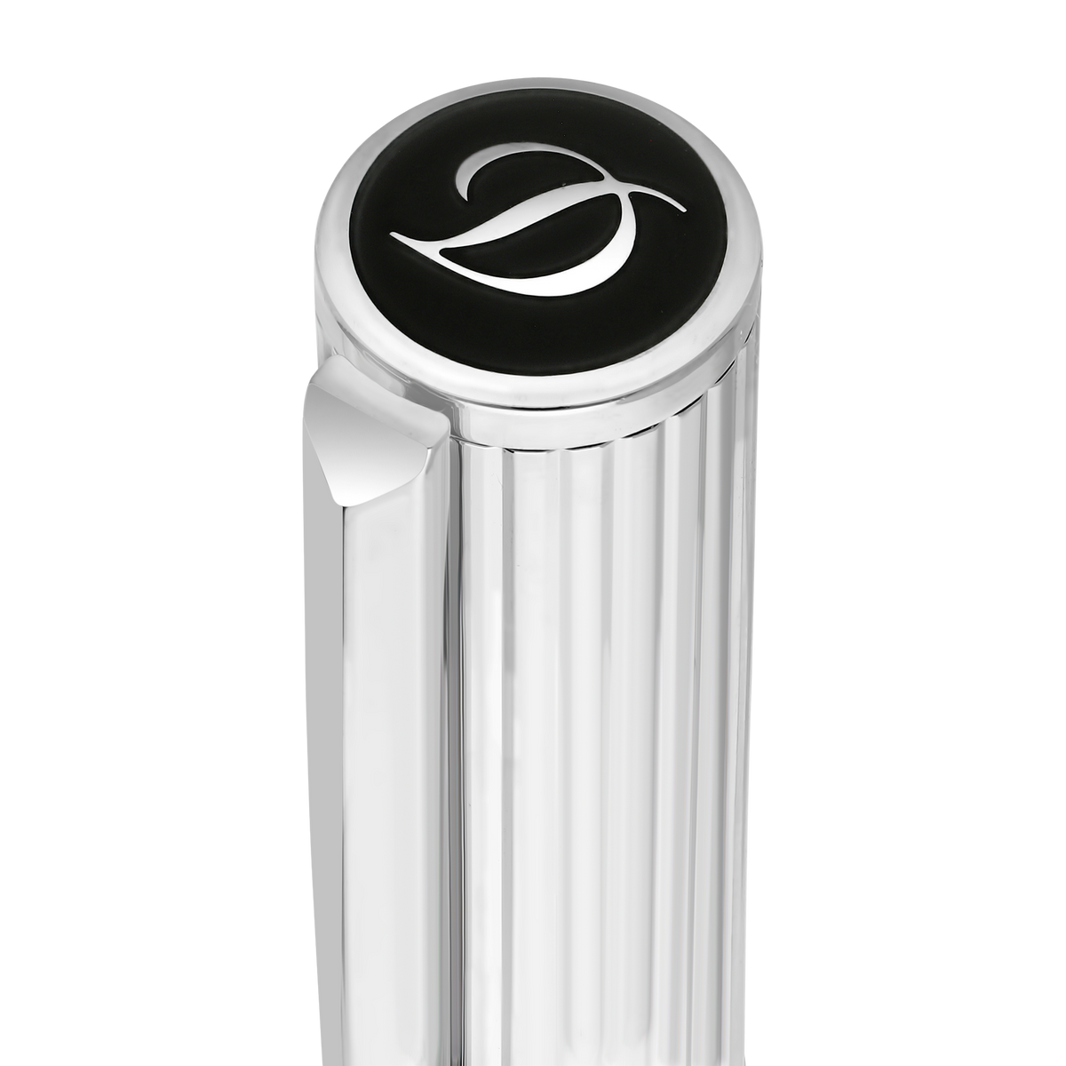 Stylo-plume ST Dupont Initial D Initial, palladium, édition limitée, argent
