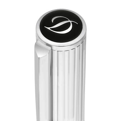 Stylo-plume ST Dupont Initial D Initial, palladium, édition limitée, argent