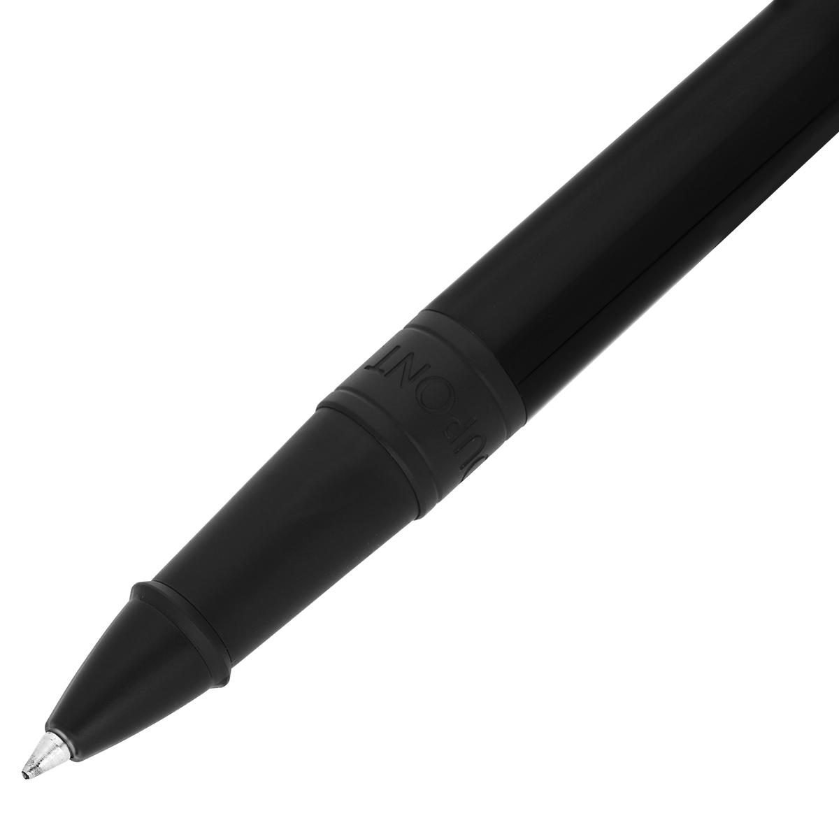 ST Dupont Tintenroller Initial D Initial, Palladium, Ltd. Edt., Schwarz