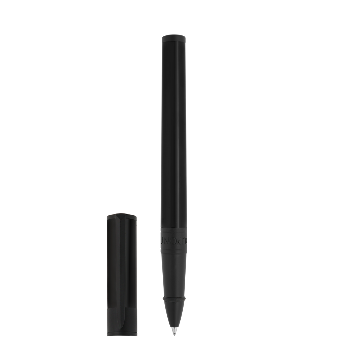 ST Dupont Tintenroller Initial D Initial, Palladium, Ltd. Edt., Schwarz