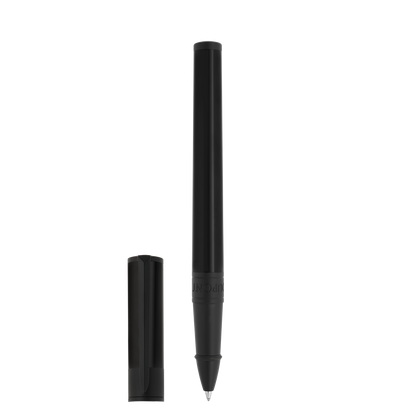 ST Dupont Tintenroller Initial D Initial, Palladium, Ltd. Edt., Schwarz