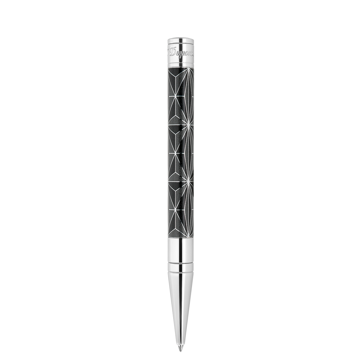 Stylo Bille Dupont D Initial D Initial, Palladium, Ed. Lim., Noir