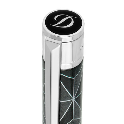 Stylo Bille Dupont D Initial D Initial, Palladium, Ed. Lim., Noir
