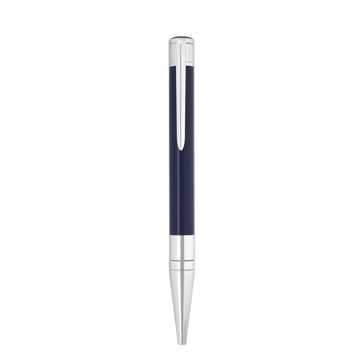 Penna a sfera ST Dupont Initial D Initial, palladio, edizione limitata, blu scuro