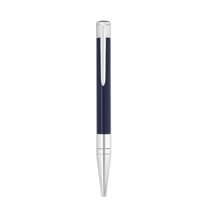 Penna a sfera ST Dupont Initial D Initial, palladio, edizione limitata, blu scuro