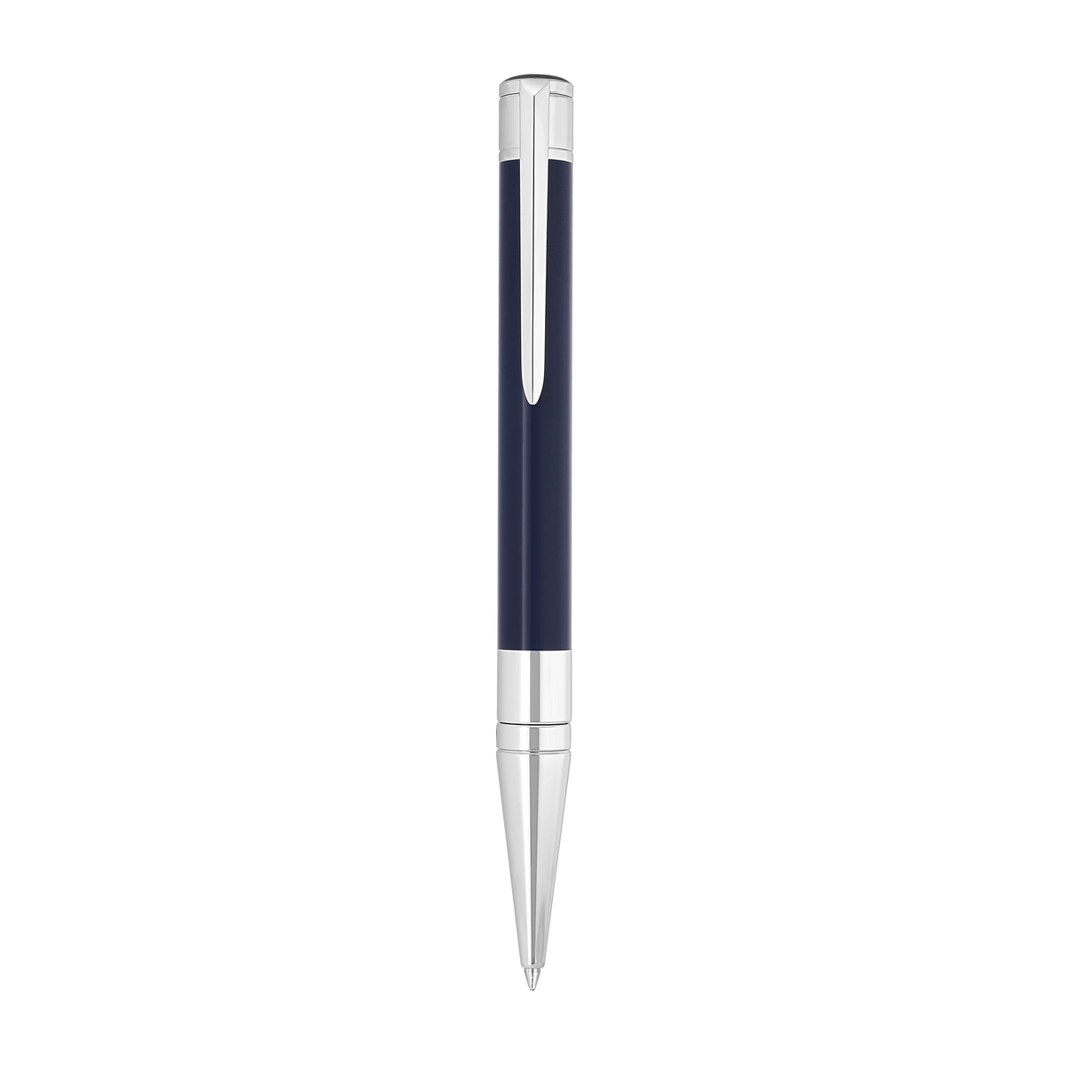 Penna a sfera ST Dupont Initial D Initial, palladio, edizione limitata, blu scuro