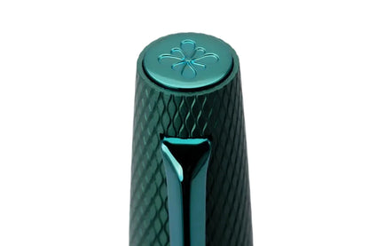 Penna a sfera Diplomat Viper Guilloche verde