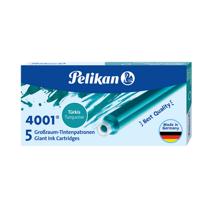 Cartucce d'inchiostro Pelikan 4001 GTP/5, Turchese