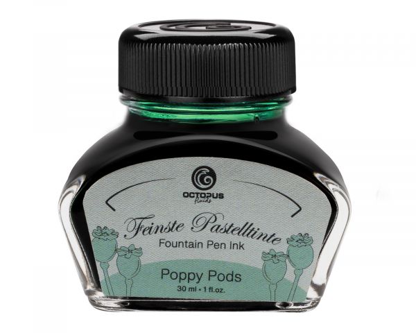 Octopus Fluids Inchiostro per penna stilografica pastello Menta pastello Poppy Pods