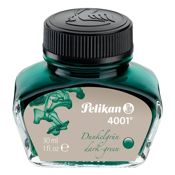 Inchiostro Pelikan, 4001, verde scuro, 30 ml
