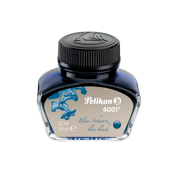 Inchiostro Pelikan, 4001, blu-nero, 30 ml