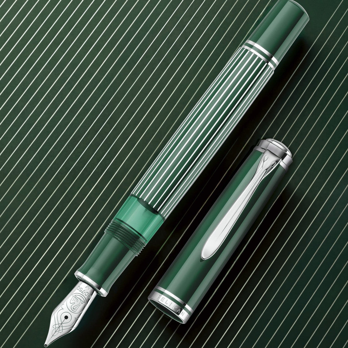 Pelikan, Souverän® M815 Metal Striped Green Edizione Speciale