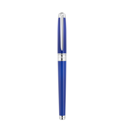 ST Dupont Stylo-plume Ligne D Eternity Eternity, Palladium, Bleu Indigo