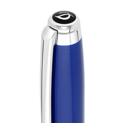 ST Dupont Stylo-plume Ligne D Eternity Eternity, Palladium, Bleu Indigo