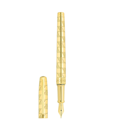 Stylo plume S.T. Dupont Ligne D Eternity Monogram, Édition Limitée, Doré