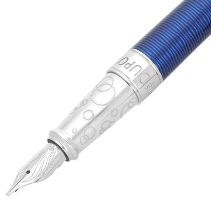 ST Dupont Stylo Plume Ligne D Eternity 20000 Lieues Sous Les Mers, Édition Limitée, Bleu-golfe-stream