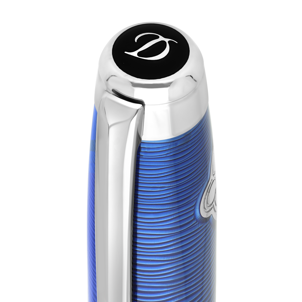 ST Dupont Stylo Plume Ligne D Eternity 20000 Lieues Sous Les Mers, Édition Limitée, Bleu-golfe-stream