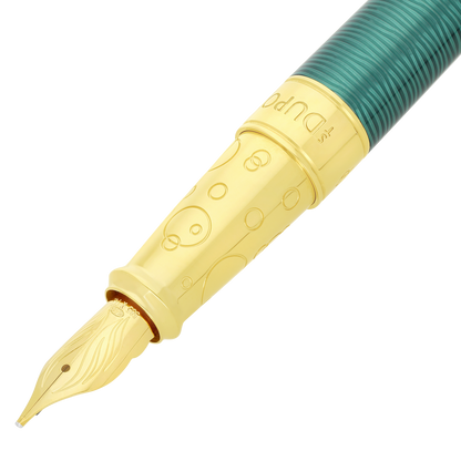 Penna a sfera ST Dupont Line D Eternity 20000 leghe sotto i mari, Edizione Limitata, Verde Pacifico