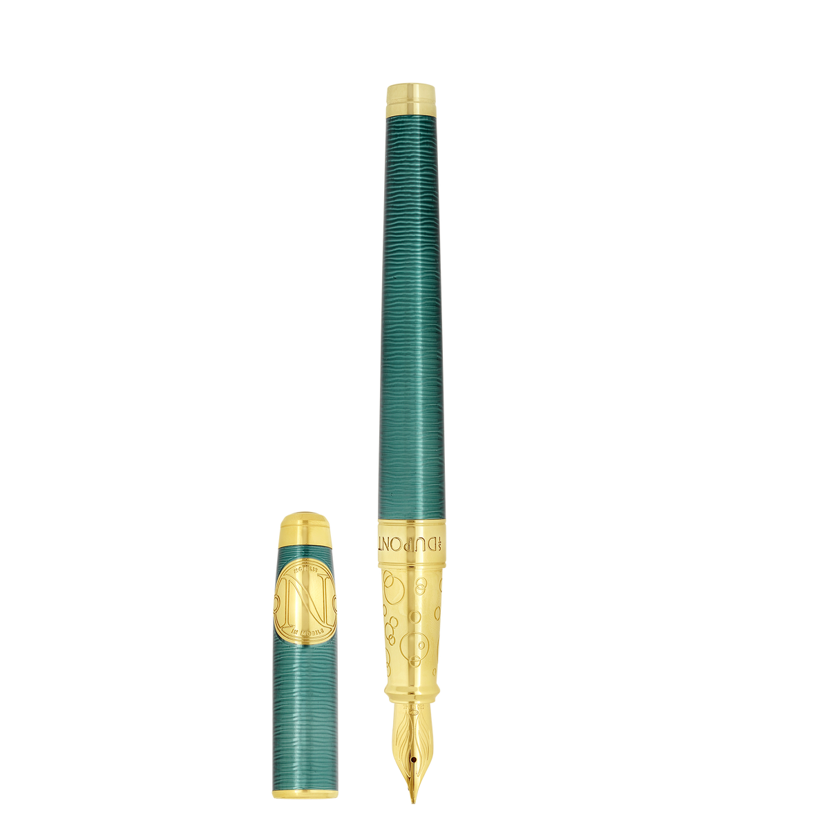 Penna a sfera ST Dupont Line D Eternity 20000 leghe sotto i mari, Edizione Limitata, Verde Pacifico