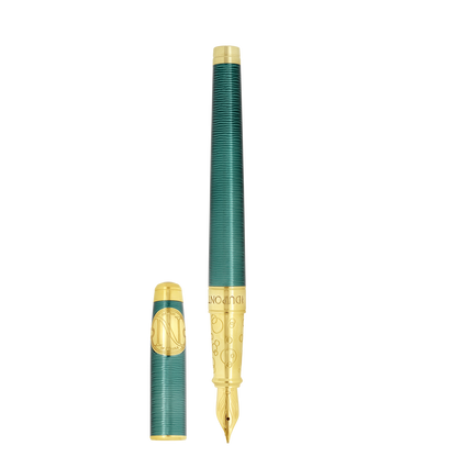 Penna a sfera ST Dupont Line D Eternity 20000 leghe sotto i mari, Edizione Limitata, Verde Pacifico