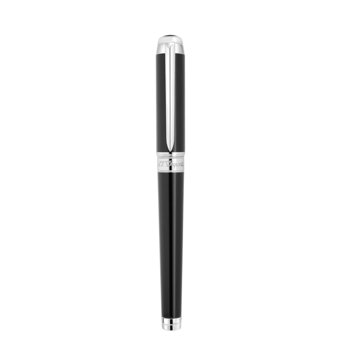 ST Dupont Füllfederhalter Line D Eternity Eternity, Palladium, Schwarz