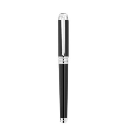 ST Dupont Füllfederhalter Line D Eternity Eternity, Palladium, Schwarz