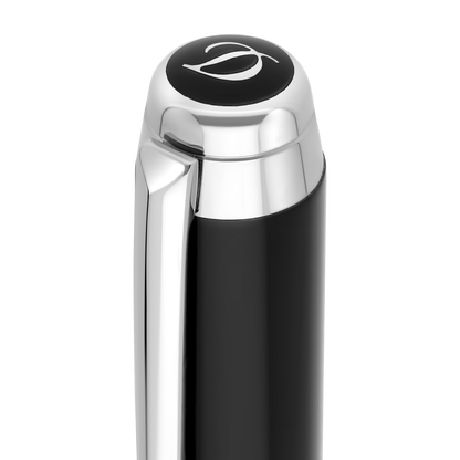 ST Dupont Füllfederhalter Line D Eternity Eternity, Palladium, Schwarz