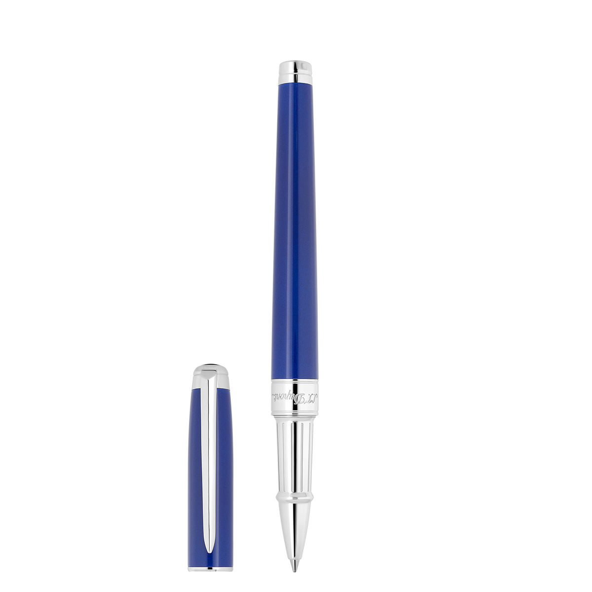 Rollerball ST Dupont Line D Eternity, palladio, blu indaco
