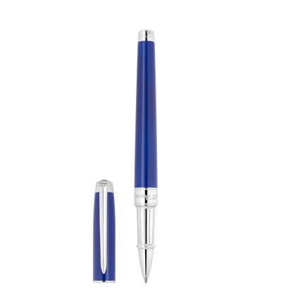 Rollerball ST Dupont Line D Eternity, palladio, blu indaco